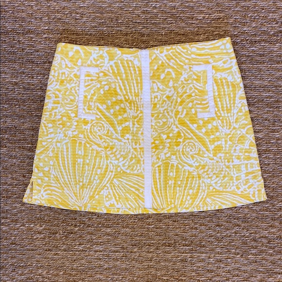 Lilly Pulitzer Dresses & Skirts - Lilly Pulitzer Yellow Skort